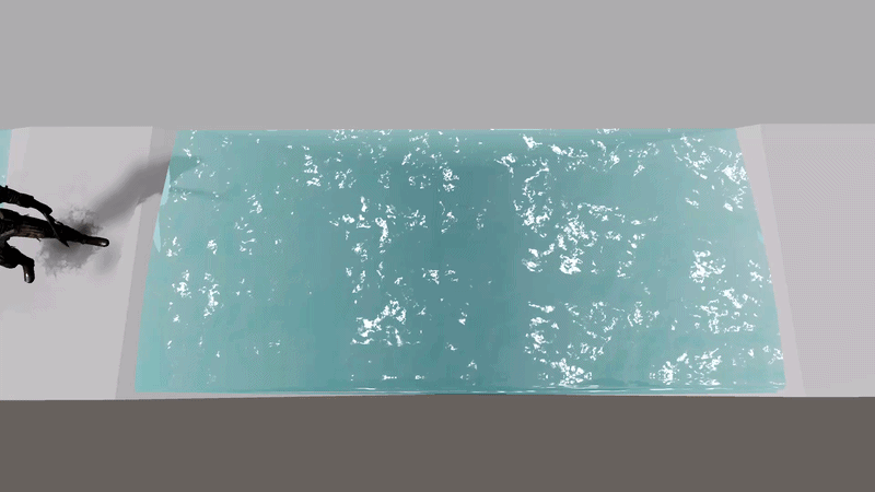 Unity Shadergraph Water Ripple Hugo Montañés - Technical Artist Portfolio